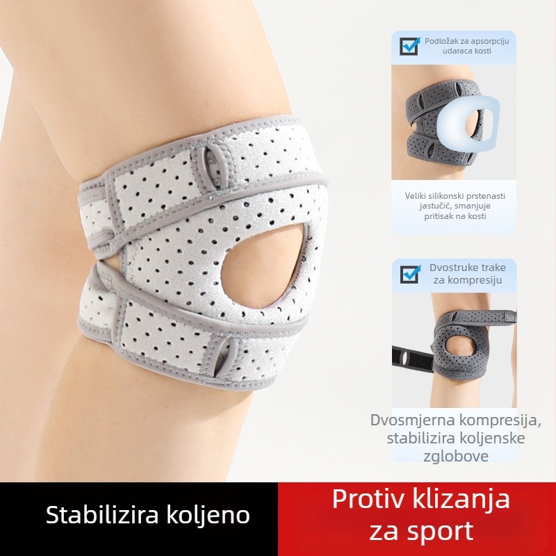 Vanjski štitnici za koljena za planinarenje i penjanje s trakom za patellu, za trčanje i biciklizam