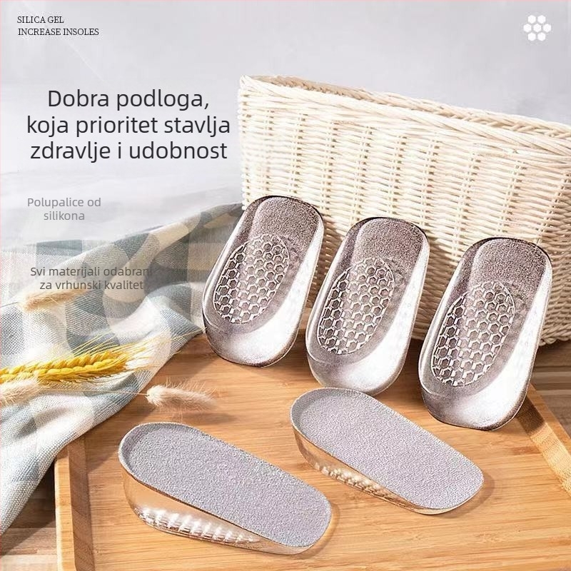 Nevidljiva podstava za povećanje visine za čizme Martin – PU srednja podstava, debeli jastučić, umjetno krzno u unutrašnjosti, unisex, za sve sezone