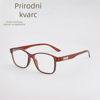 Čitačke naočale - bez okvira, ovalni oblik, vintage umjetnički stil, HD leće protiv umora s zaštitom od plavog svjetla, za odrasle, brend Trinocular