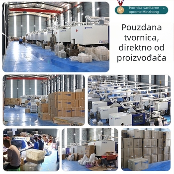 Brtveni prsten za toaletni flanš – debeli gumeni prsten, protiv mirisa, integrirano brtvilo, spoj, moderan minimalistički dizajn, dostupna usluga instalacije