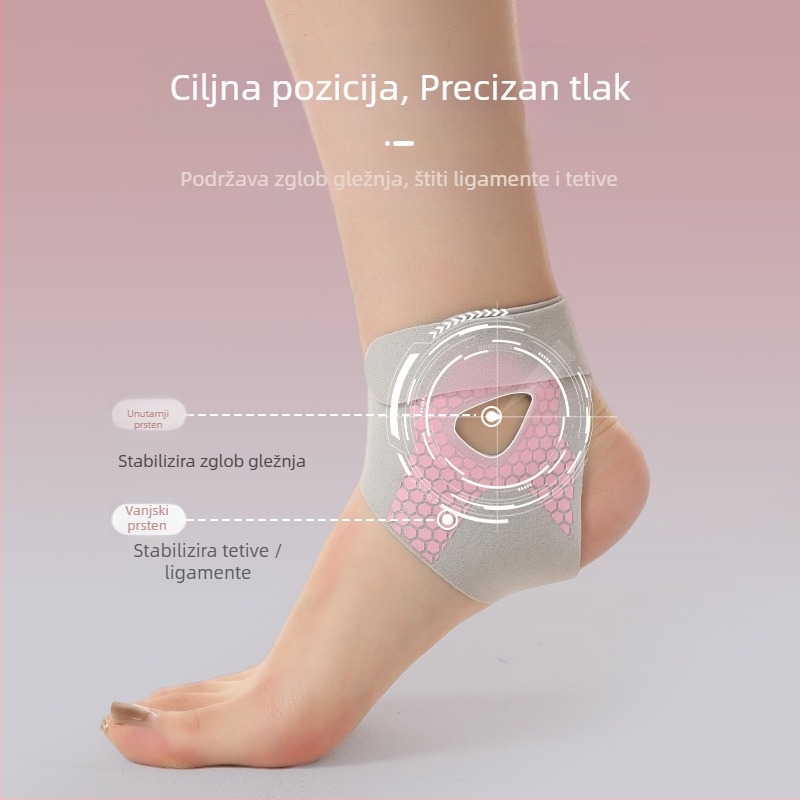 Orteza za gležanj od Lycra, elastična kompresija, zaštita gležnja, za odrasle, nogomet (Lycra; Elastična kompresija; Zaštita gležnja; Odrasli; Nogomet)