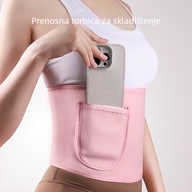 Spandex pojas za struk – abdominalni pojas za fitness, čučnjeve i trčanje, oblikovanje struka