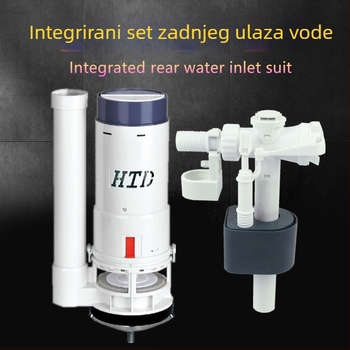 Xiongpin ABS ventil za odvod vode za jednopotnu WC — stražnji ulaz za ispiranje, bočni ulaz, komplet za uštedu vode, moderan stil