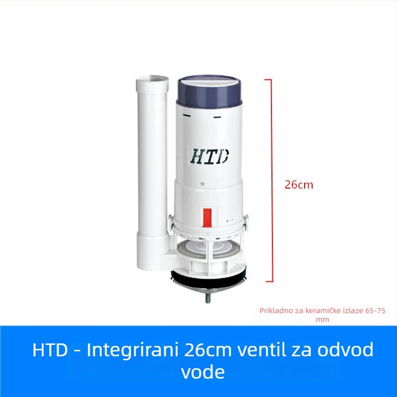 Xiongpin ABS ventil za odvod vode za jednopotnu WC — stražnji ulaz za ispiranje, bočni ulaz, komplet za uštedu vode, moderan stil