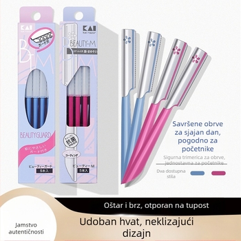 Set za obrve s nožem tipa protiv ogrebotina – za obrve i tjelesne dlačice – unisex