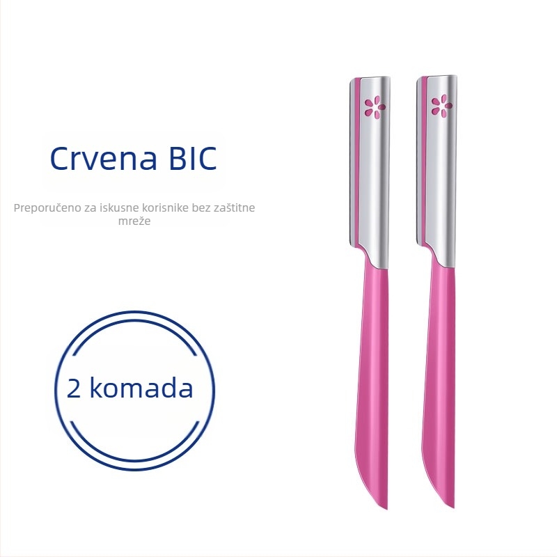 Set za obrve s nožem tipa protiv ogrebotina – za obrve i tjelesne dlačice – unisex