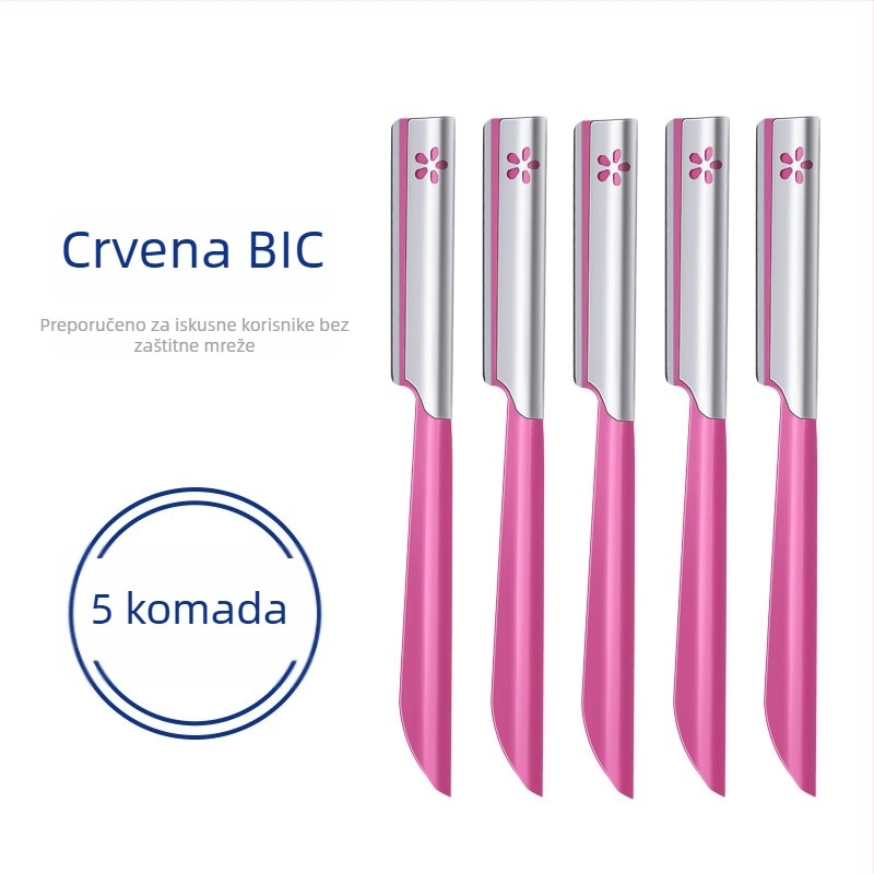 Set za obrve s nožem tipa protiv ogrebotina – za obrve i tjelesne dlačice – unisex