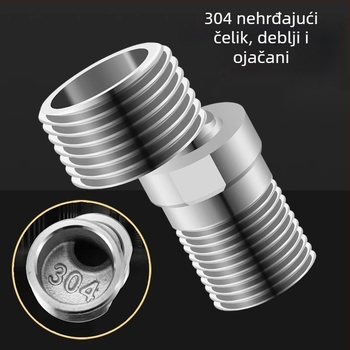 Jiangwei Bakreni Dodatci za Slavine – Podesivi zakrivljeni kut produživač za tuš, Univerzalni spoj cijevi Topla/Hladna voda, Ručna izrada, Moderan minimalistički stil