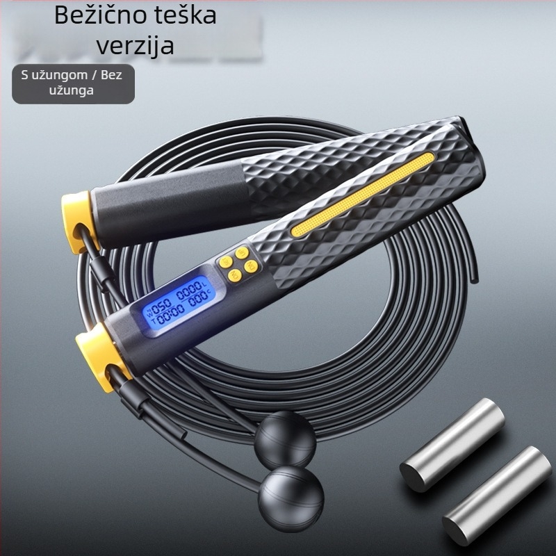 Elektroničko užad za preskakanje s brojanjem, bežično dvostruko korištenje uz teret, ABS kućište, Yin Fire, podrijetlo Shenzhen, Guangdong, izlazak zima 2025