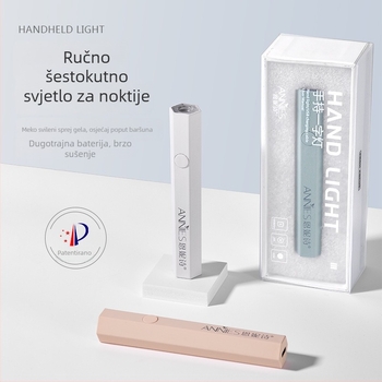 Šesterokutna ručna lampa za fototerapiju noktiju s punjivom baterijom
