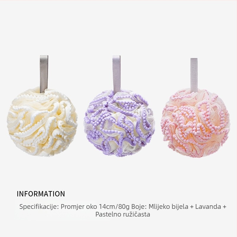 Agger kugla za kupanje u obliku cvijeta – dvostruka upotreba, izuzetno mekana, za djecu