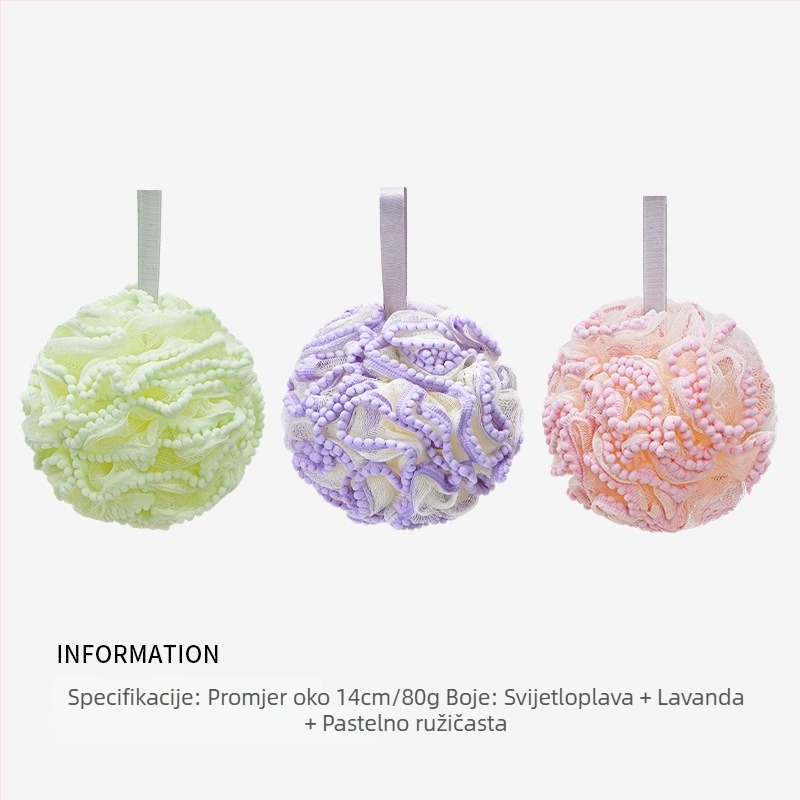 Agger kugla za kupanje u obliku cvijeta – dvostruka upotreba, izuzetno mekana, za djecu