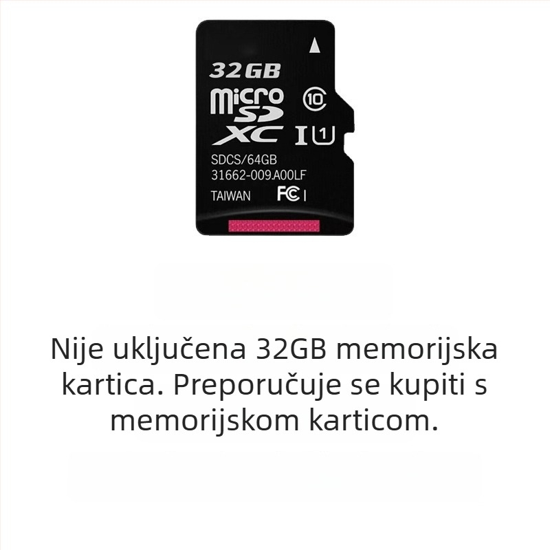 Sportska kamera s LCD-om 0,96 inča, CMOS senzorom, elektroničkom stabilizacijom slike, trajanje baterije 1-3 sati, za snimanje kućnih ljubimaca i vožnje