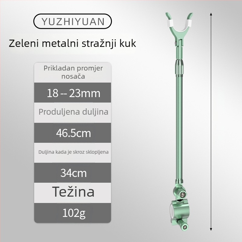 Držač za ribarske štapove od aluminijske legure – Stražnje vješanje, protuklizno (Brand: Source of fishing; Materijal: aluminijska legura)
