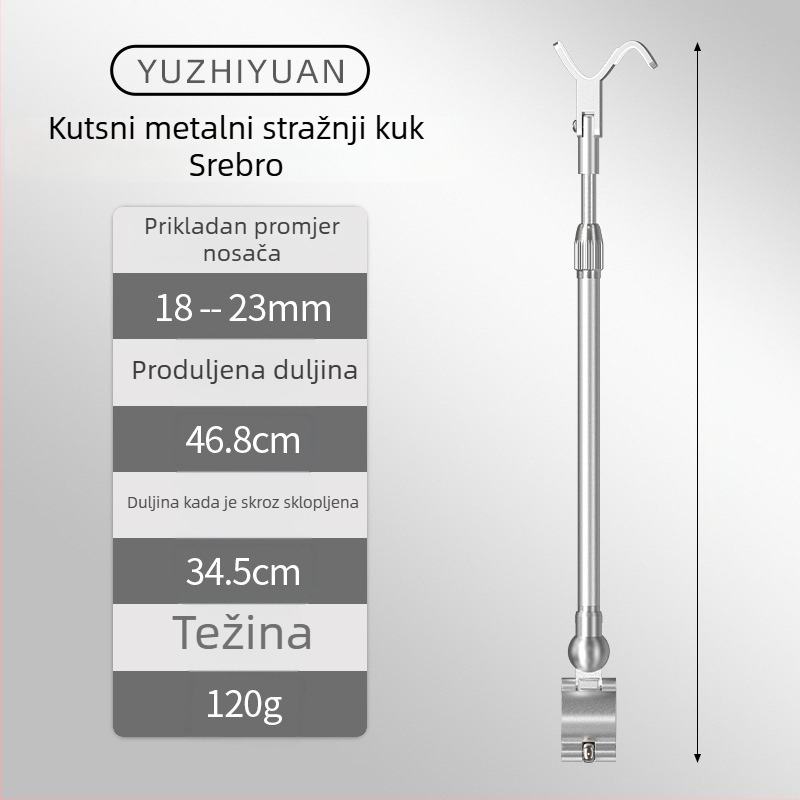 Držač za ribarske štapove od aluminijske legure – Stražnje vješanje, protuklizno (Brand: Source of fishing; Materijal: aluminijska legura)