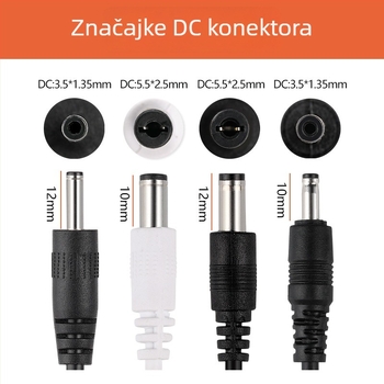 Pribor za stroj za njegu noktiju Cloud Diamond — kabel s regulacijom brzine DC za pilnik za nokte i lampu fototerapije, plastika
