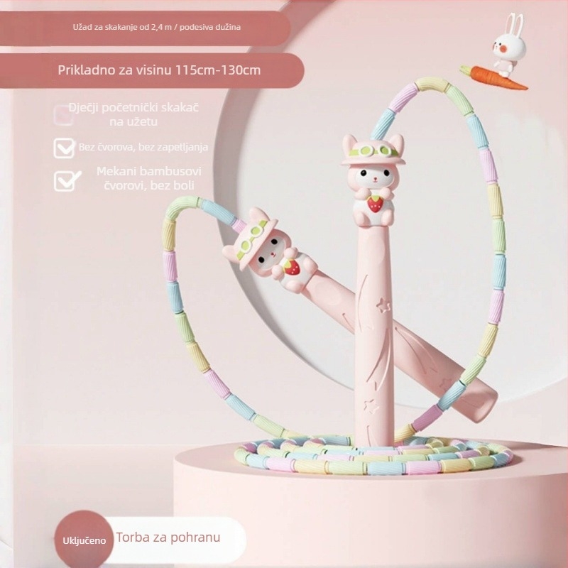 Dječje PVC užad za preskakanje, promjer 2,4 mm, za fitness