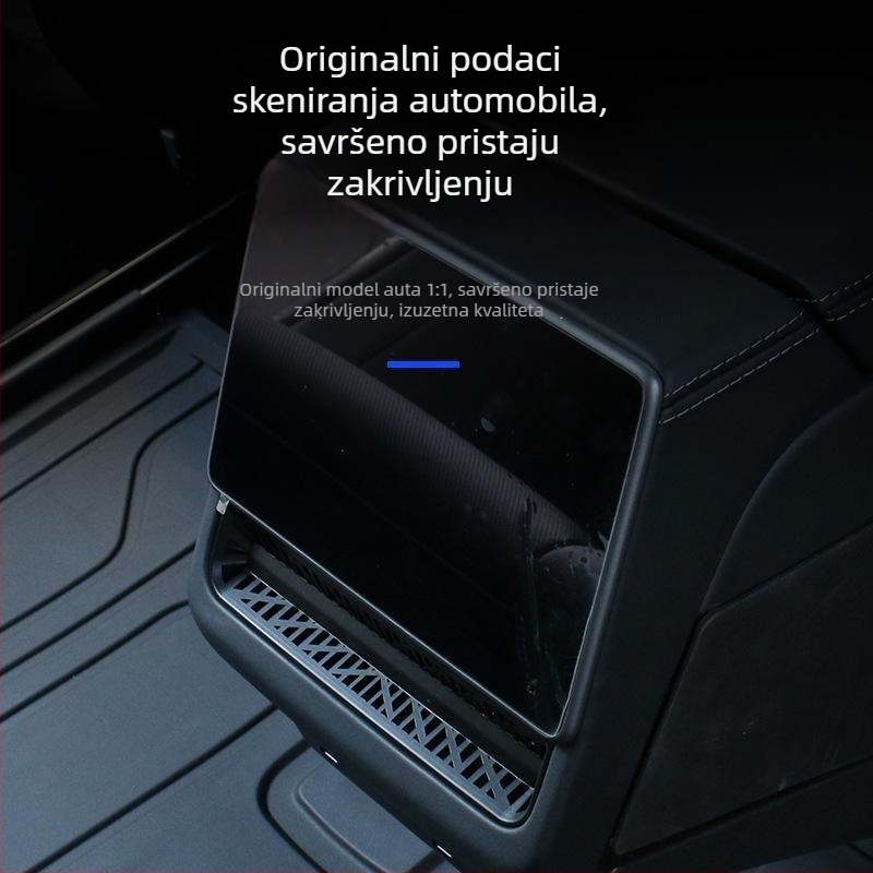 Stražnji ventilacijski otvor za klimatizaciju za Tesla Model Y/3 – nova verzija, interni dodatak, mogućnost ispisa logotipa
