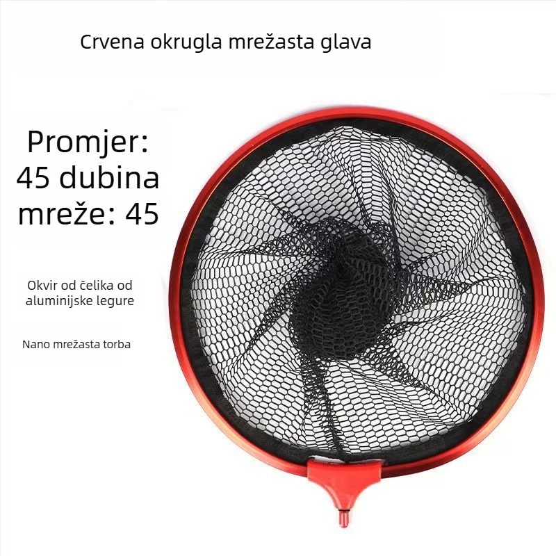 Trokutasta glava mreže za ribolov od aluminijske legure – nano dizajn, sprječava zapetljavanje