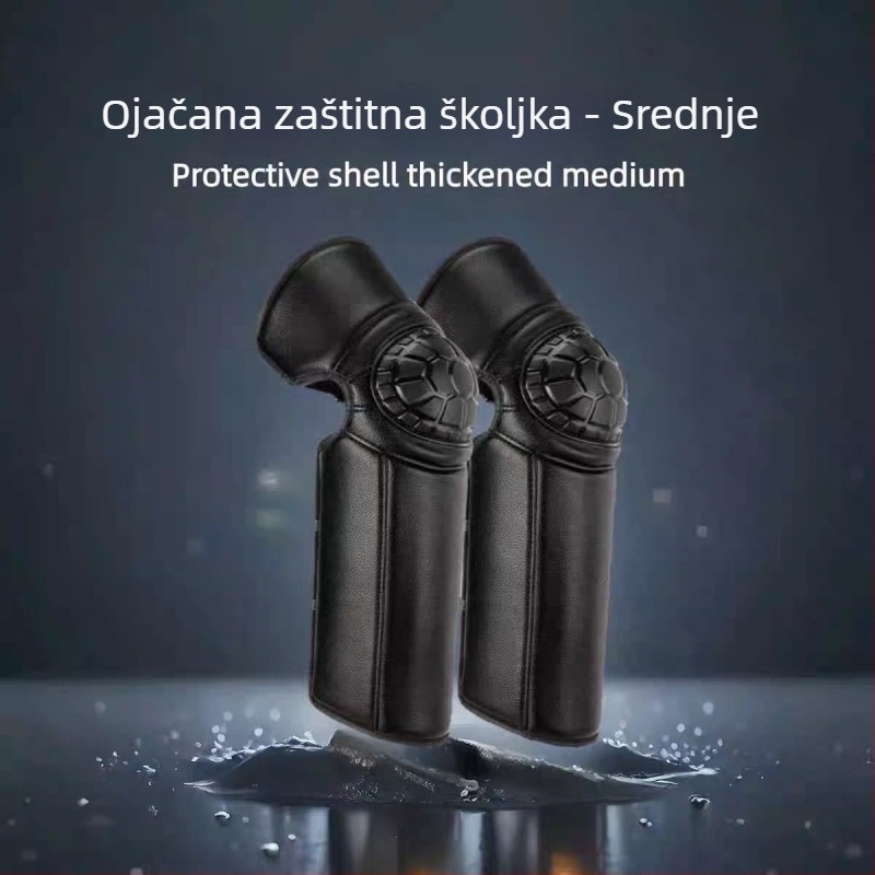 Zimski koljenštitnici za biciklizam – s flisom i HeatTech tehnologijom, otporni na vjetar i hladnoću za odrasle