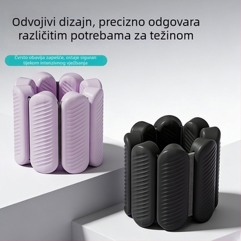 Silikonske narukvice za zglob s otporom za fitness – prilagodljive za trčanje, plivanje i jogu