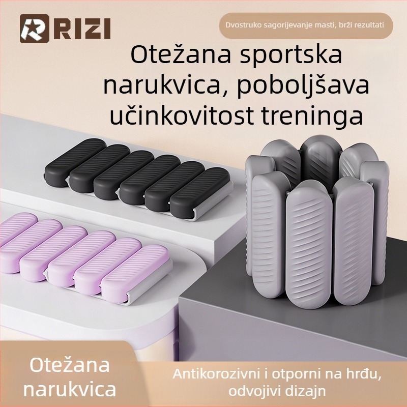 Silikonske narukvice za zglob s otporom za fitness – prilagodljive za trčanje, plivanje i jogu
