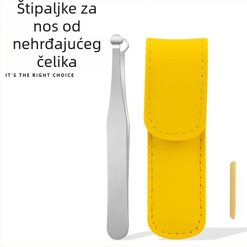 Klip za nosne dlačice s okruglom glavom – nehrđajući čelik, pinceta, marka Licheng