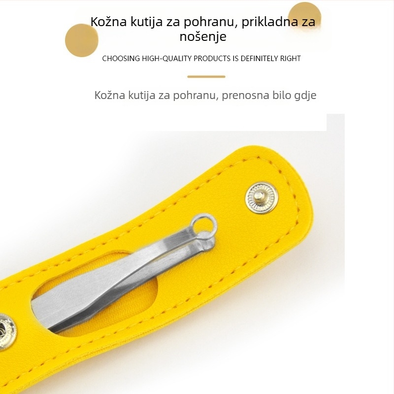 Klip za nosne dlačice s okruglom glavom – nehrđajući čelik, pinceta, marka Licheng