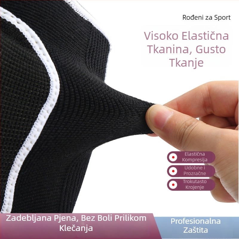 Sportski štitnici za koljena s pjenastom jastučićem, zaštitna oprema za ples, košarku, vožnju i jogu; za odrasle i djecu; prilagodljivo