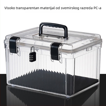 Prijenosna kutija za skladištenje, PET materijal, model YX-084, višestruka i otporna na prašinu, porijeklo Taizhou
