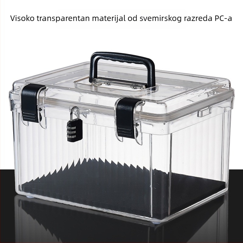 Prijenosna kutija za skladištenje, PET materijal, model YX-084, višestruka i otporna na prašinu, porijeklo Taizhou