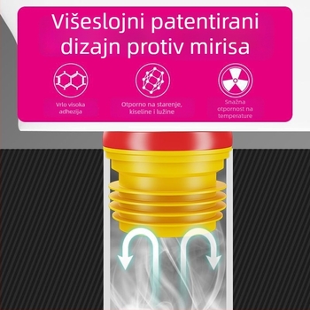 Brtvilo za zaptivanje toaletne flange, gumeni brtvilo, moderan minimalistički stil, OEM, pasta instalacija