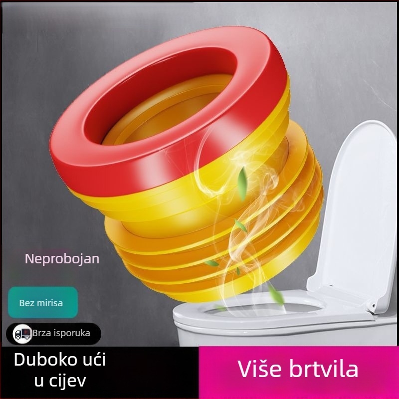 Brtvilo za zaptivanje toaletne flange, gumeni brtvilo, moderan minimalistički stil, OEM, pasta instalacija