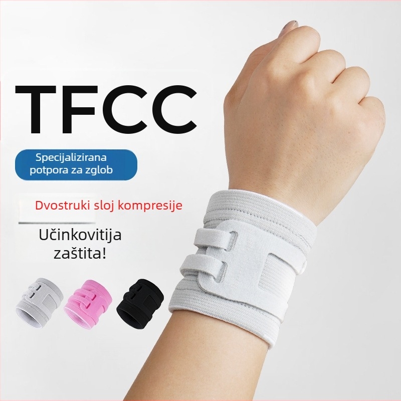 TFCC ozljeda zgloba zapešća – ortoza zgloba s fiksacijom tetivne ovojnice, najlon narukvica za tenis i badminton