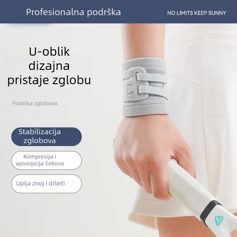 TFCC ozljeda zgloba zapešća – ortoza zgloba s fiksacijom tetivne ovojnice, najlon narukvica za tenis i badminton