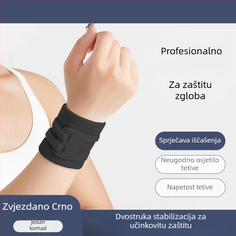 TFCC ozljeda zgloba zapešća – ortoza zgloba s fiksacijom tetivne ovojnice, najlon narukvica za tenis i badminton
