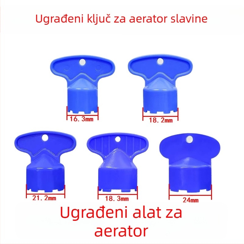 Ugrađeni aerator slavine i alat za ugradnju — plastični, marka Shui Mu Yu, kategorija: ugrađeni ključ, uklonjivo