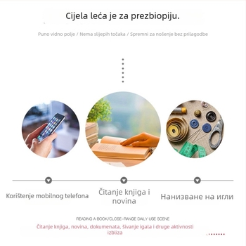 Chuan Baoxi naočale za presbiopiju, TR90 puni okvir, ovalni okvir, PC leće, proljeće 2026