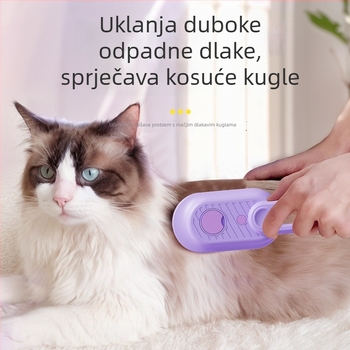 Greben-četka za pse, ABS+TPR, uklanjanje dlake i masaža