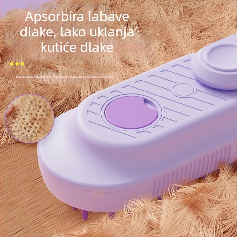 Greben-četka za pse, ABS+TPR, uklanjanje dlake i masaža