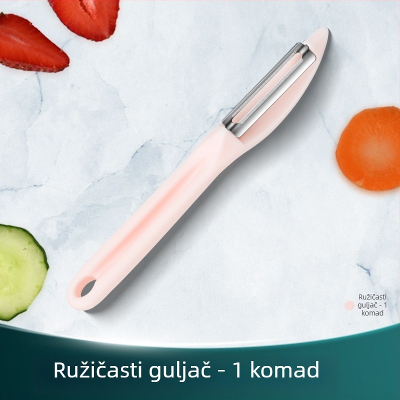 Ogulac za voće i povrće – nehrđajući čelik i plastika, višenamjenski kuhinjski alat, Creative Woodworking Room