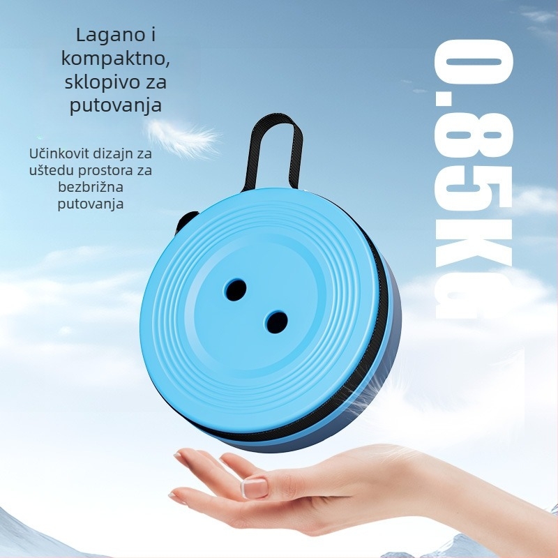 Liancai plastična sklopiva stolica, prijenosna za kampiranje i ribolov