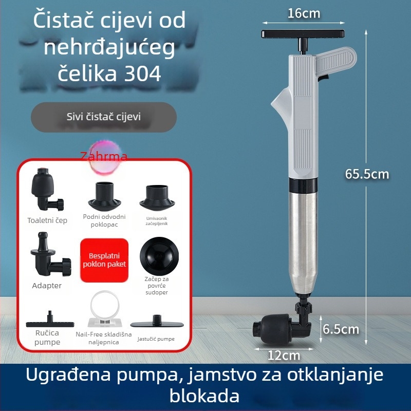 Električni otpušač za zahod i odvodne cijevi – PVC konstrukcija, marka YY