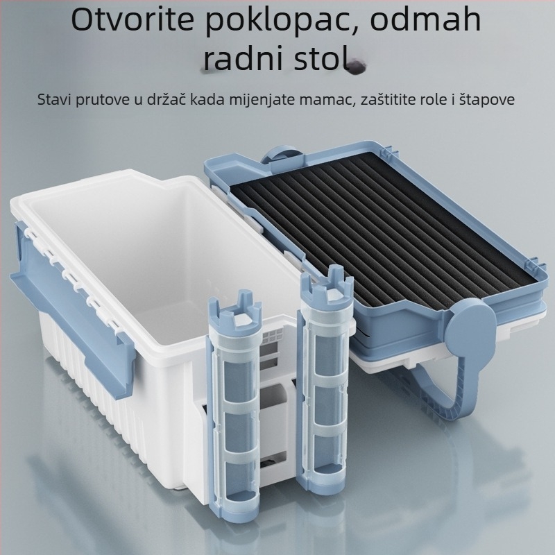 Antel kutija za ribolov – višenamjenska kutija za pohranu pribora i mamaca, PP materijal, kapacitet 9–12