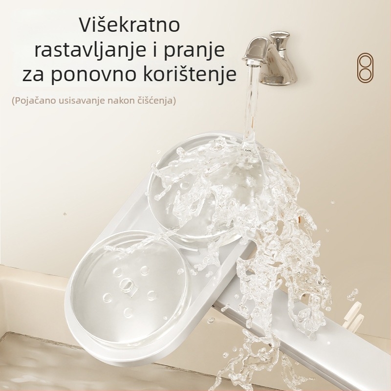 Tuš zavjesa za dijeljenu kupaonicu, poliester, Nordijski stil, uzorak: jednobojni ili crtani, Smart brand intelligence