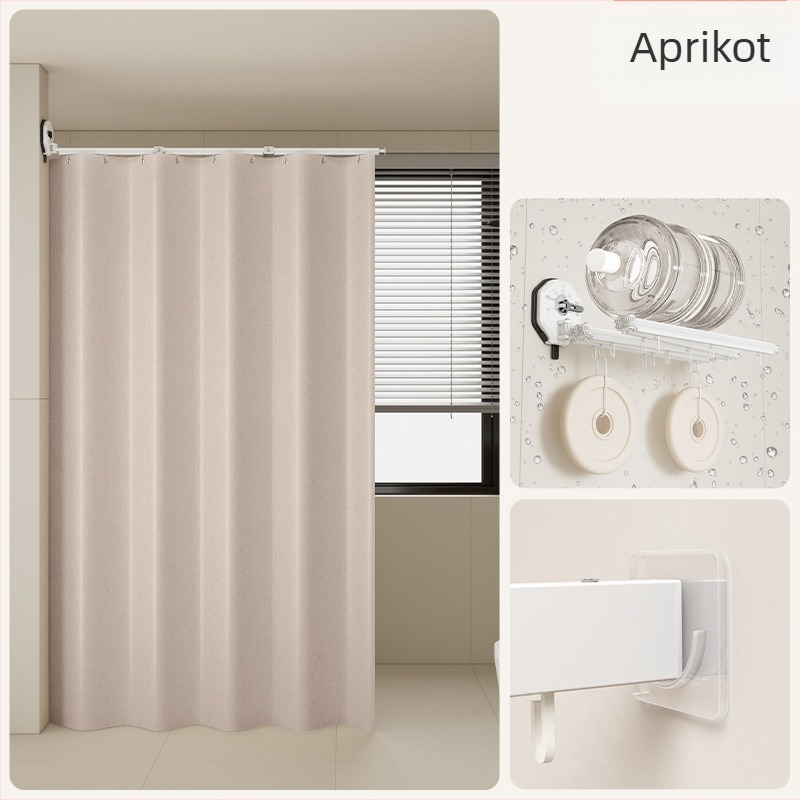 Tuš zavjesa za dijeljenu kupaonicu, poliester, Nordijski stil, uzorak: jednobojni ili crtani, Smart brand intelligence