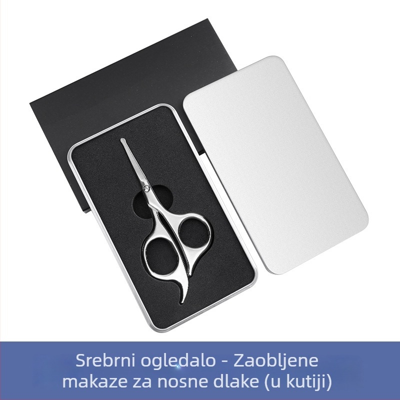 Škare za obrve od nehrđajućeg čelika Shining Star, 27 g, pakiranje 500 kom