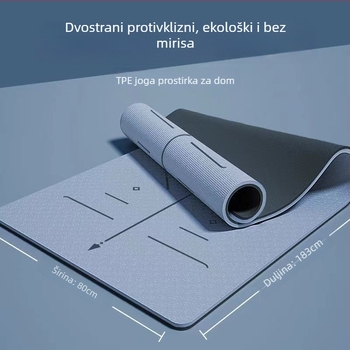 Voith TPE joga podloga - 1000g, 6/8mm debljina, apsorpcija udaraca, protiv klizanja, porijeklo: Quanzhou, prilagođeno obrađivanje