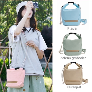 Torba za SLR kameru od najlona, ramenski stil, unisex, lansirana u jesen 2024