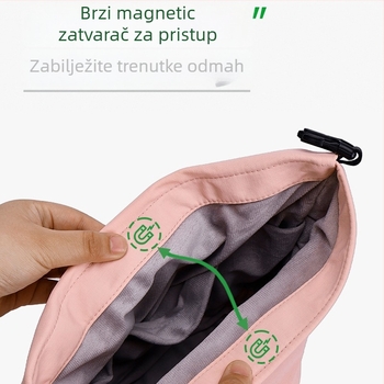 Torba za SLR kameru od najlona, ramenski stil, unisex, lansirana u jesen 2024